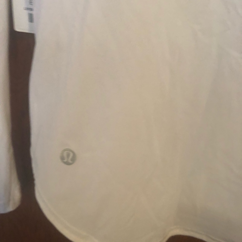 lululemon White Sculpt Long sleeve Top